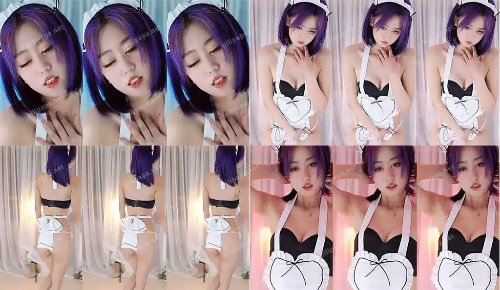 网易CC胡椒土豪定制群女仆装写真下载_主播高清套图资源